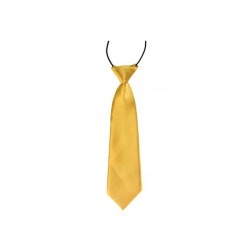 Dětská kravata (zeleno-zlatá)