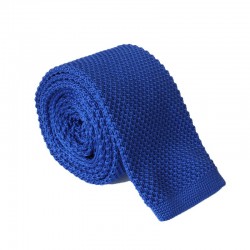 Pletená kravata MARROM - modrá