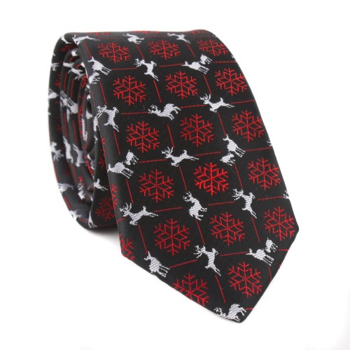 Vánoční kravata MARROM - černá 14