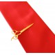Spona na kravatu MARROM - nůžky gold