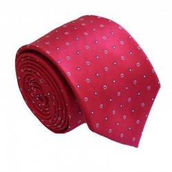 Červená kravata ANGELO di MONTI ADM-153